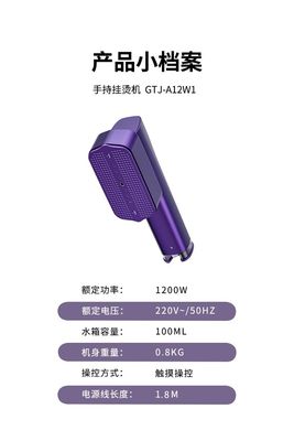 LM-2401 EMC 認証と防乾燃焼付きのハンドヘルドアウェアスチーム
